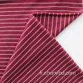 Rayon à 95% de haute qualité à 95% 5% Spandex Modèles Single Jersey Tripted Shirt Fabric pour hommes Tissu de vêtements de sport pour hommes
